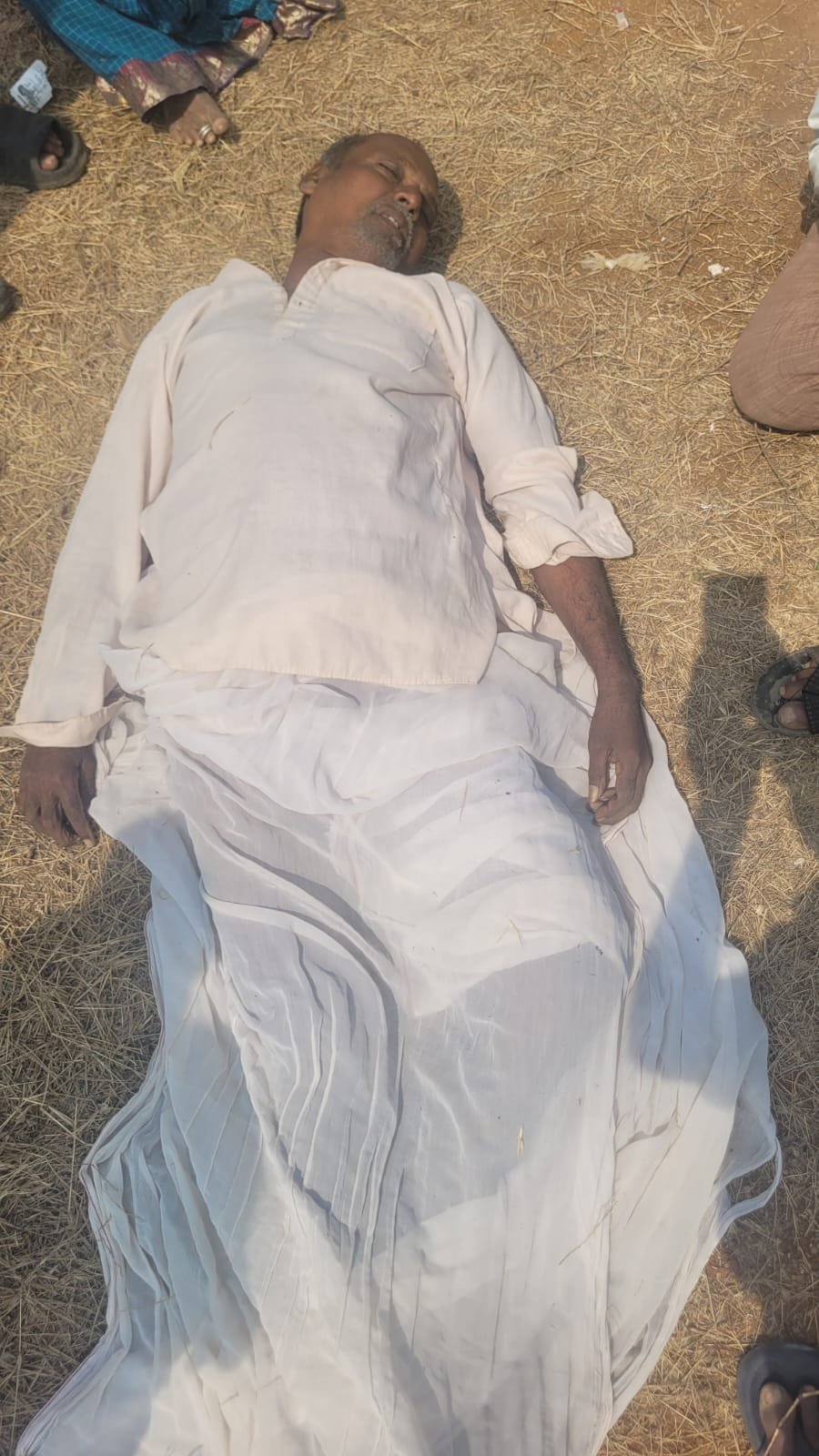 Farmer dies due to accident