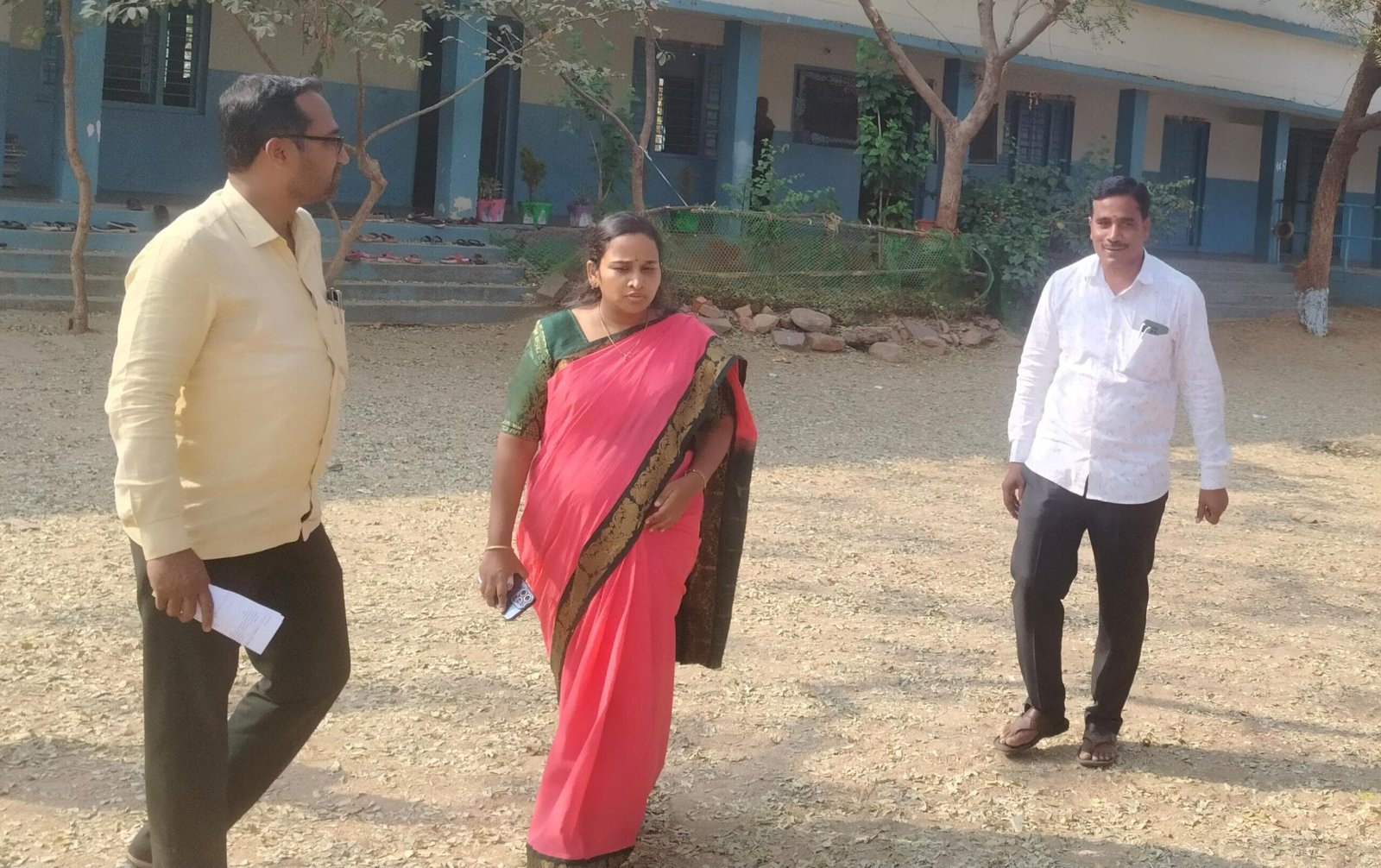 Sub-Collector inspected the polling stations