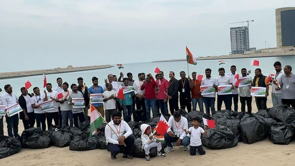 బెహరాన్ సీఫ్ బీచ్ లో తెలుగు ఎకో వారియర్స్ ఆనివర్సరీ వేడుకలు