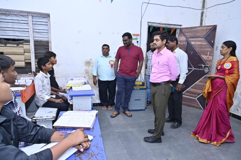 Jyotiba Poole is a collector who stayed overnight at the school