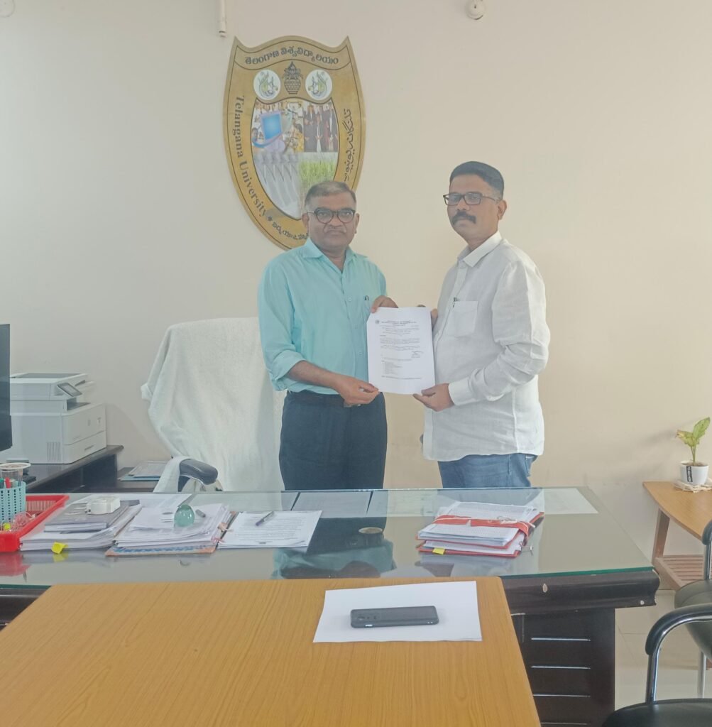 తెయూ ఆర్ట్స్ అండ్ సైన్స్ కళాశాల ప్రిన్సిపాల్ గా డా.ప్రవీణ్ మామిడాల నియామకం