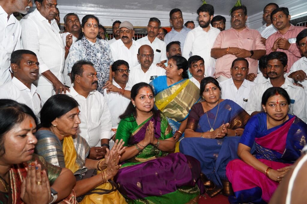 Poem by MLC Kalvakuntla who visited Anjaneya Swamy in Kondagatu
