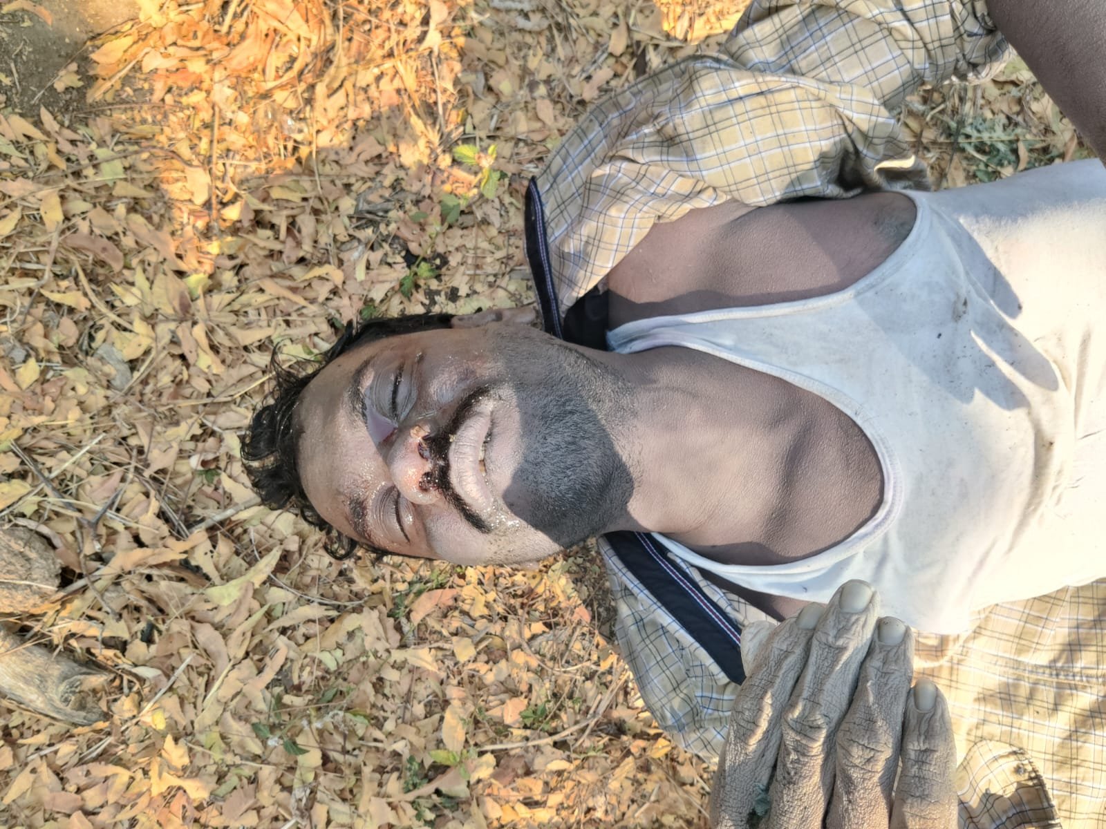 A young man died after falling into a well