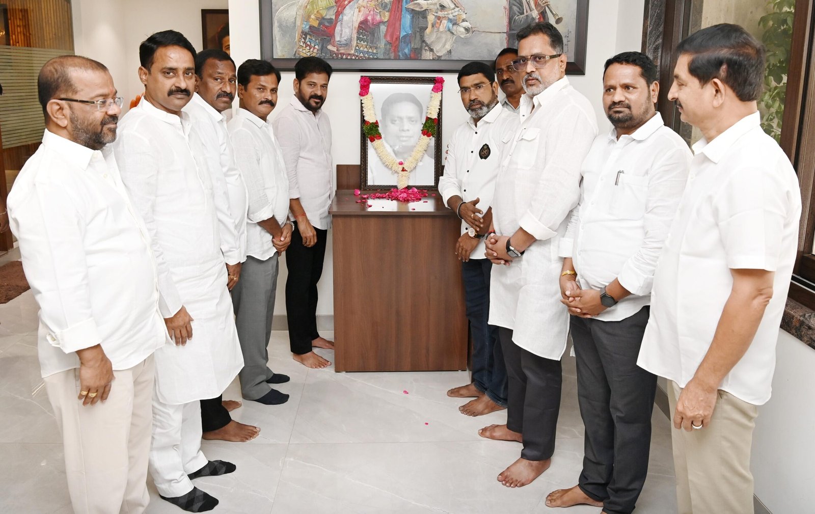 CM Manala paid tribute to Sanjeevayya