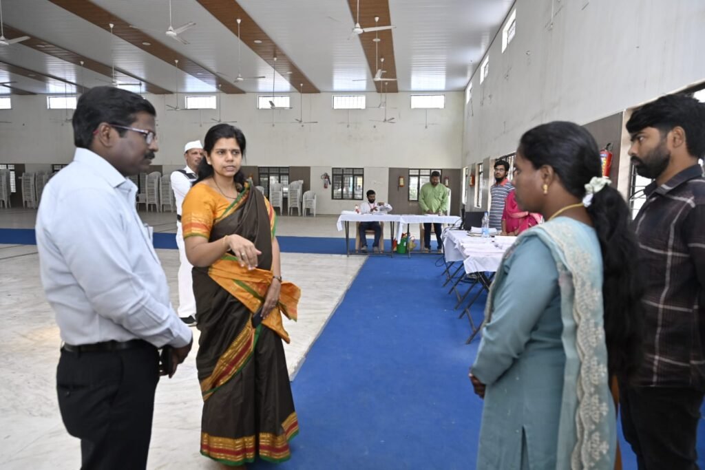 Collector visits nomination centers