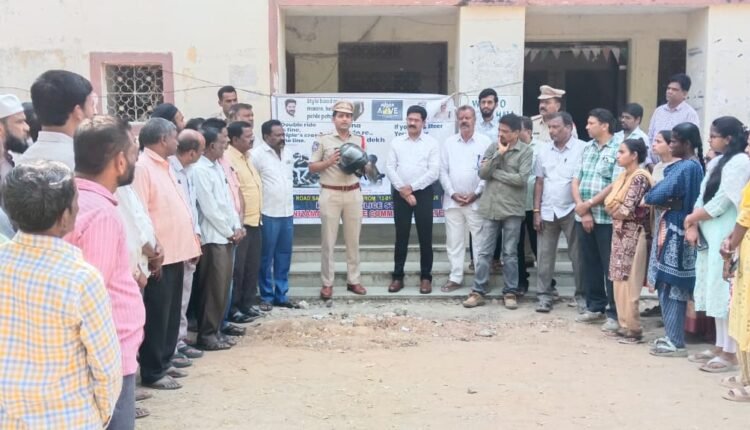Awareness of road safety rules for Zilla Parishad employees