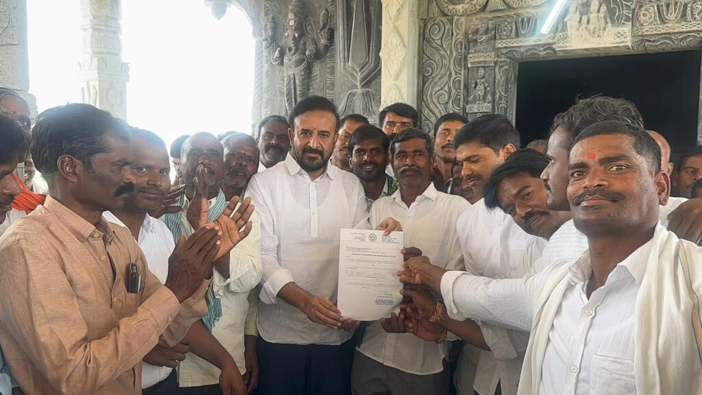 MLA Madan Mohan lays foundation stone for Rs 2 crore development works