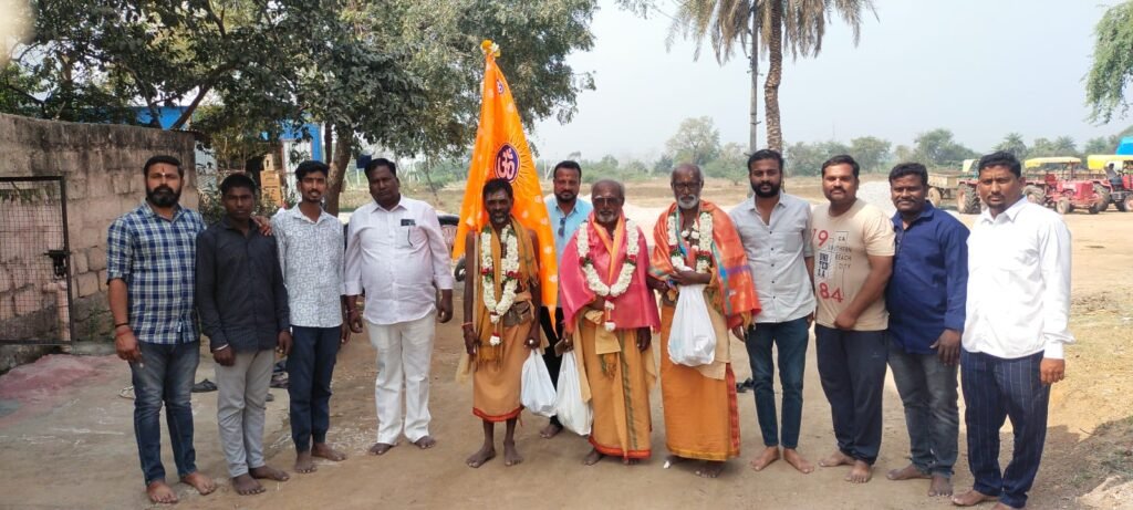 బోధన్ నుండి శ్రీశైలం పుణ్యక్షేత్రానికి పాదయాత్ర