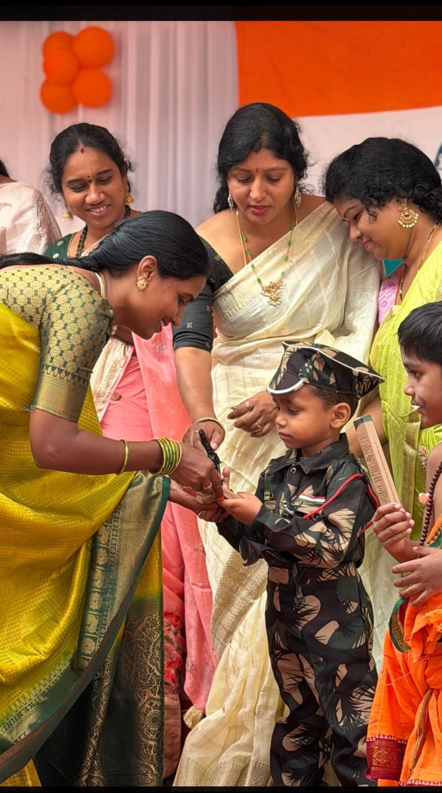 Republic Day celebrations at Orchid School