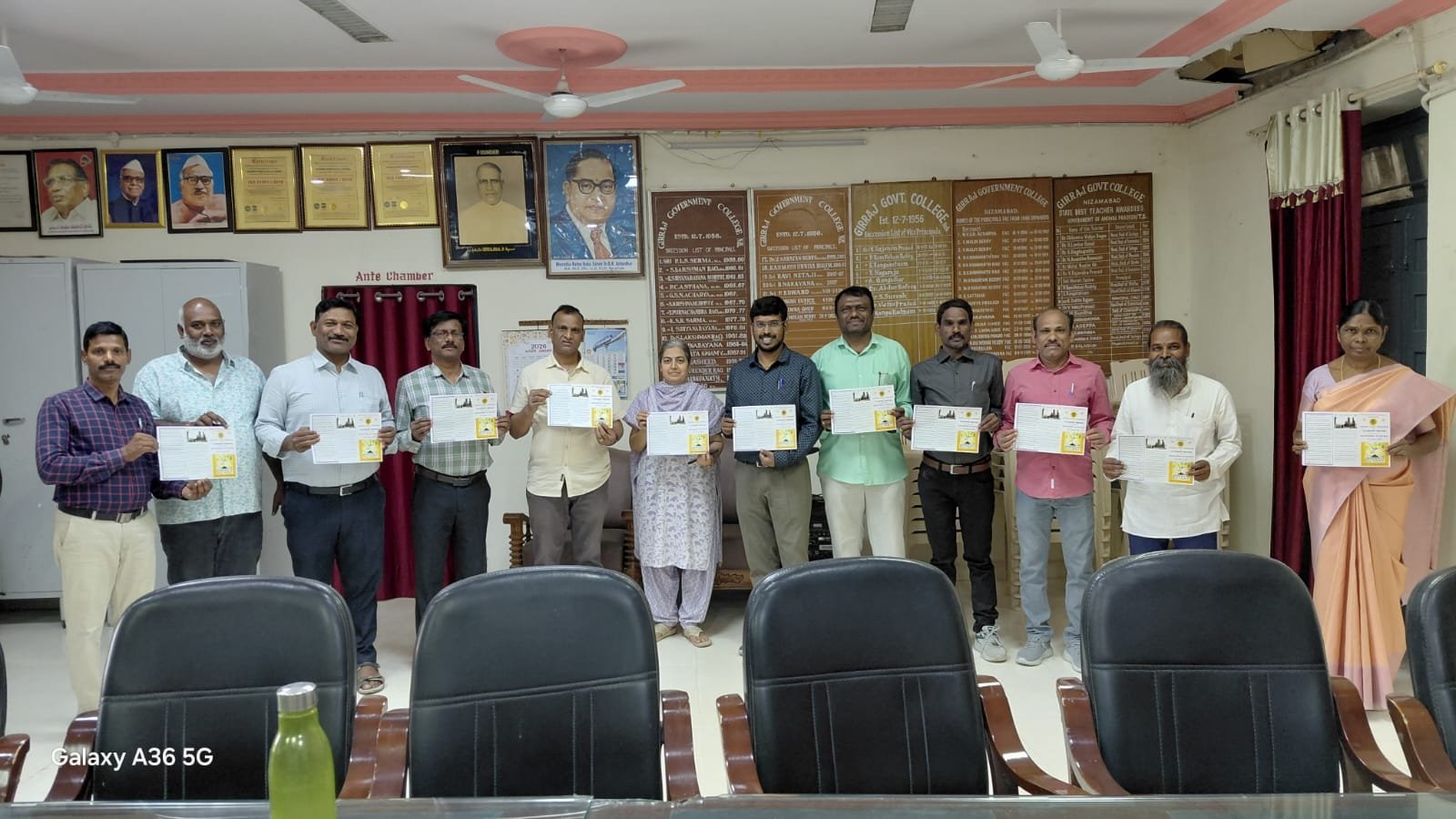 G.G. College Botany Department National Workshop Brochure Launch