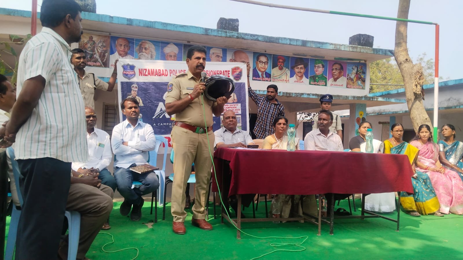 Let's wear a helmet.. let's save lives...
