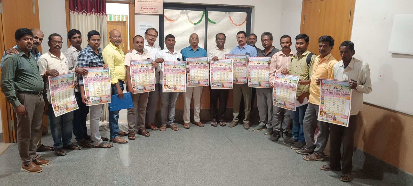 Samagra Shiksha Employees Association Nizamabad Calendar Launch