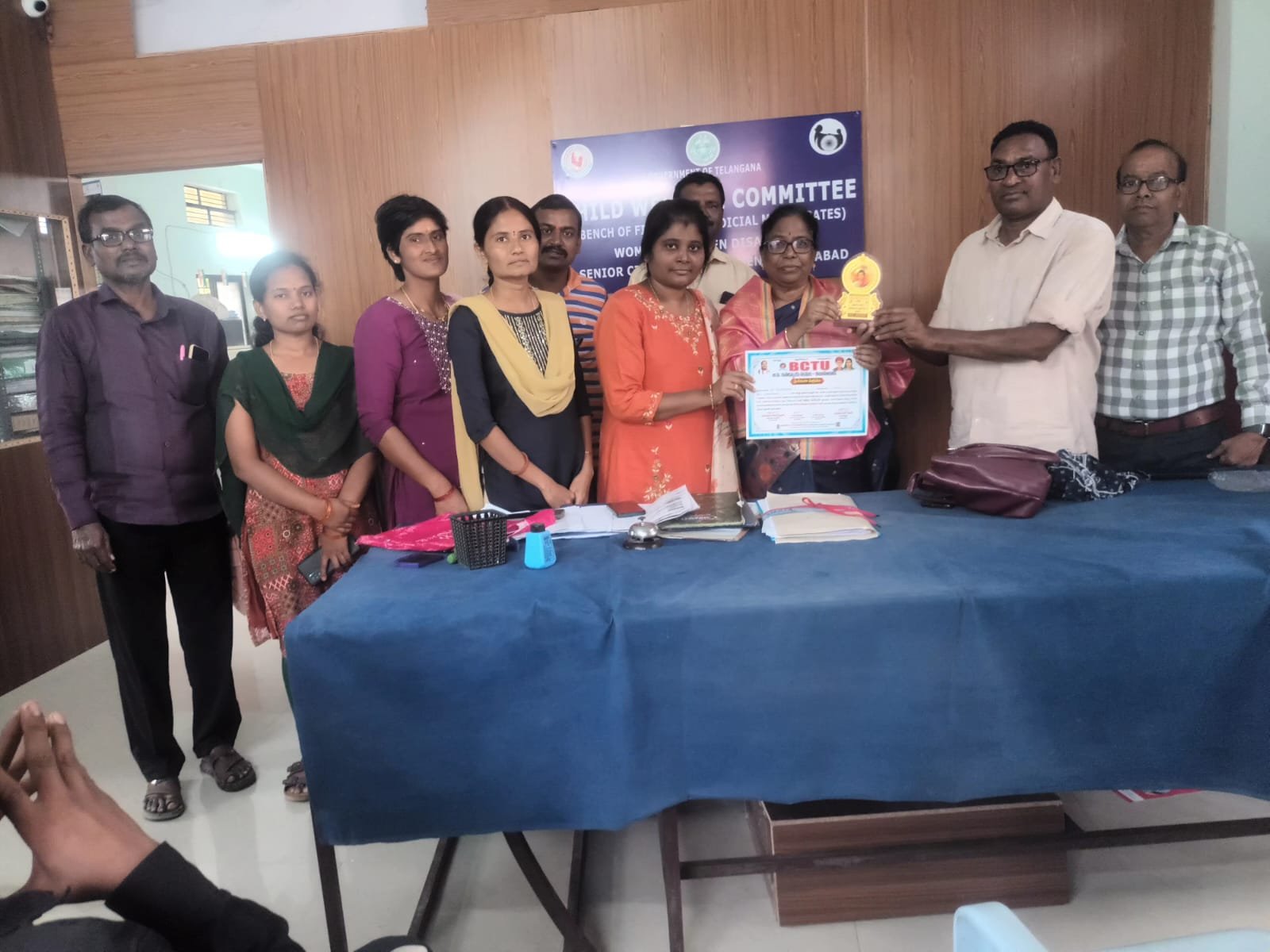 Operation Smile team honors Child Welfare Chairperson