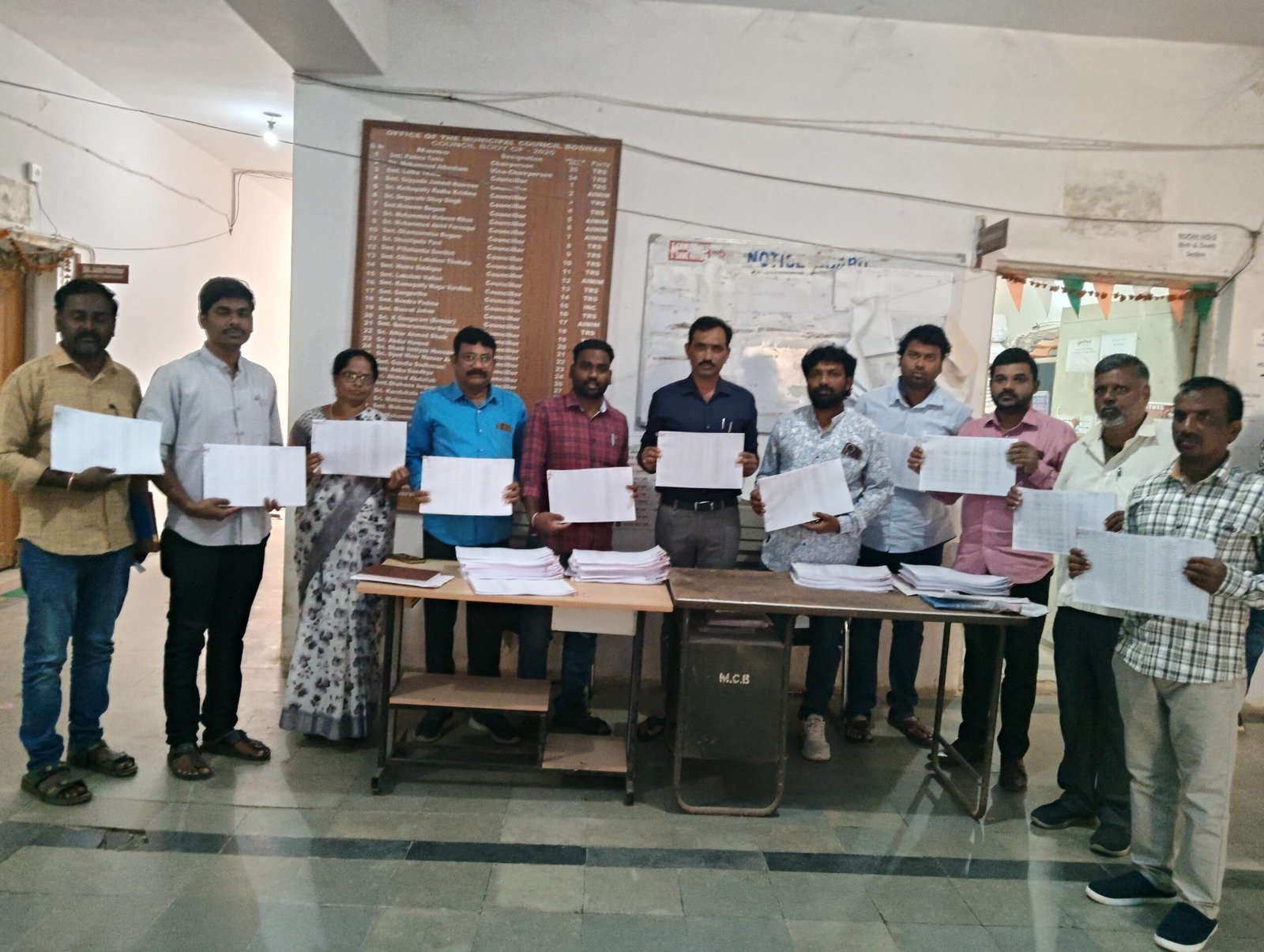 Draft voter list released in Bodhan Municipality