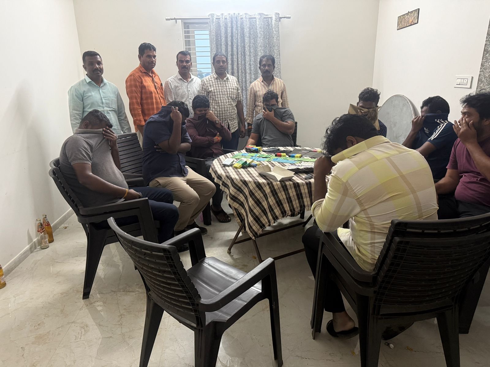 CCS raids poker camp in Issapalli suburb