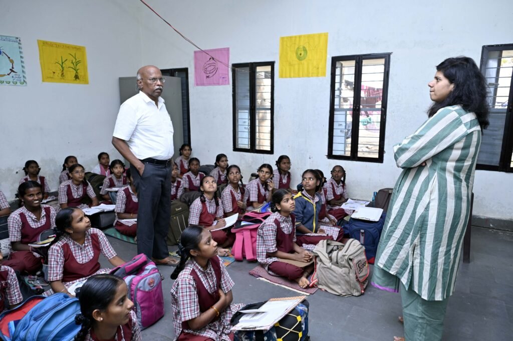 Collector conducts surprise inspection of Kasturba Girls' School