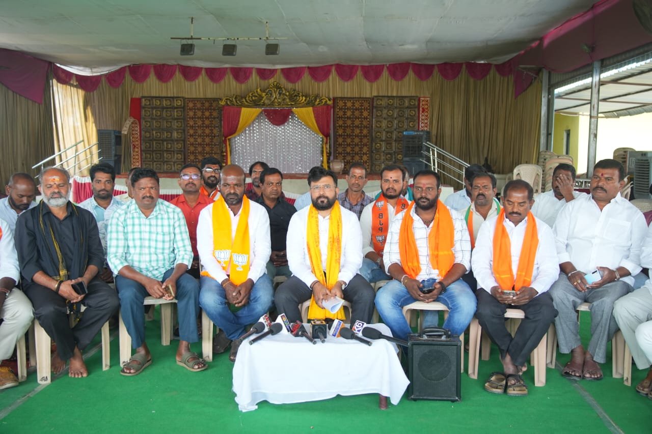We will hoist the BJP flag on the Balkonda land.