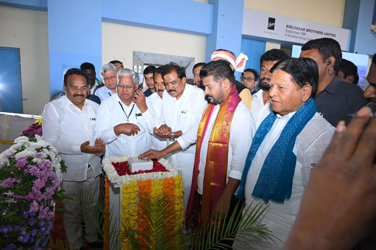 CM inaugurates Chanaka-Korata Barrage Pump House