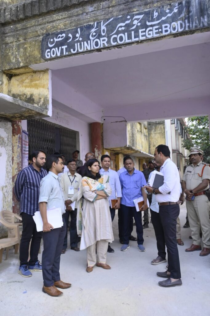 Collector visits nomination centers