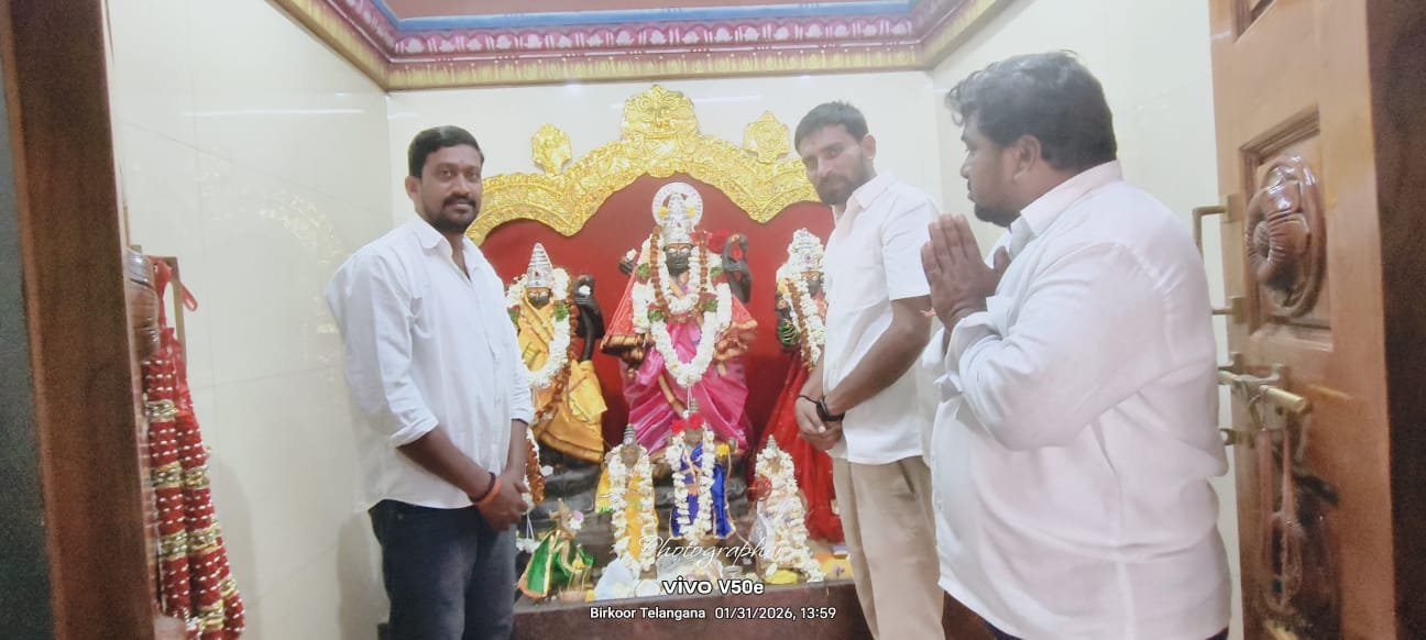 Village Sarpanch performs special pujas at Kodanda Ram Temple