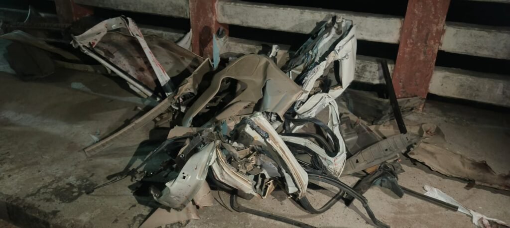 A fatal road accident occurred at midnight on the Bainsa Suddha stream
