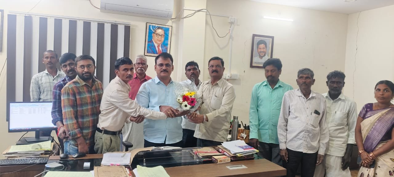 Yella Reddy Land Survey Officer Moizuddin assumes responsibilities
