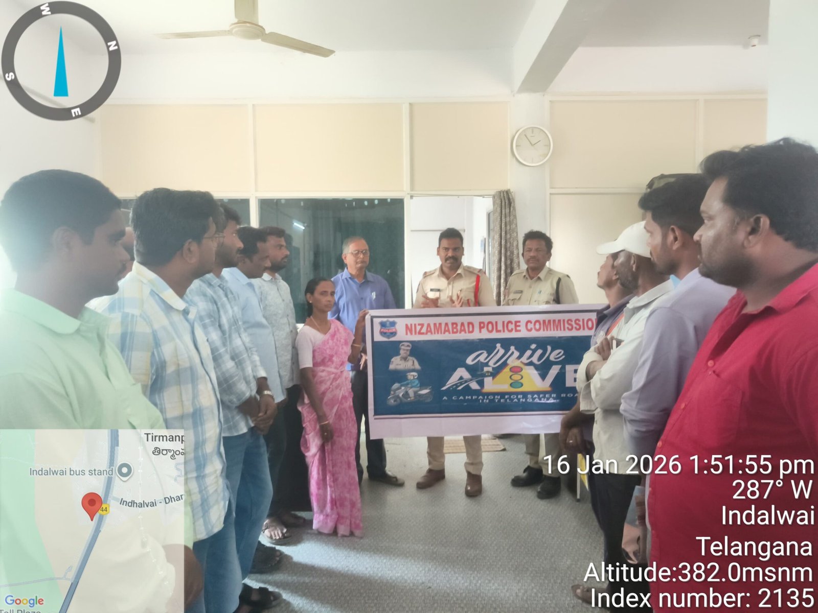 Arrive Alive awareness at the Tahsildar's office