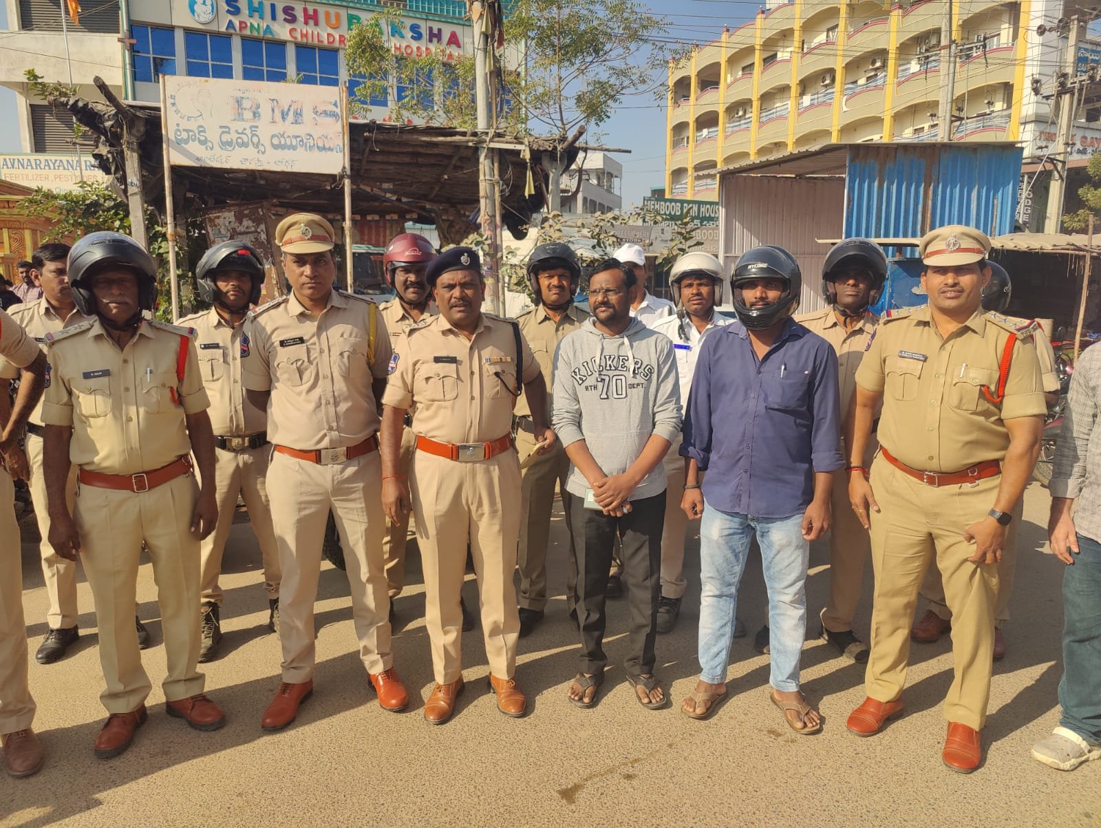 National Road Safety Month celebrations in Bodhan