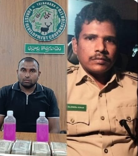 Kothagudem forest officials caught in the ACB trap