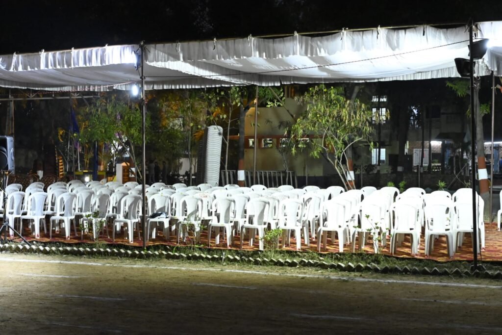 Police Parade Ground decorated for Republic Day celebrations
