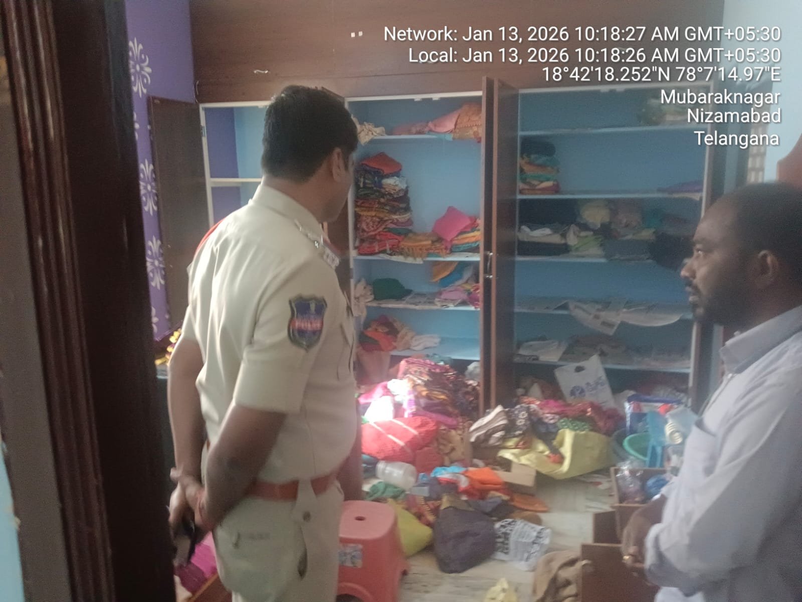 Massive theft in Ekasheelnagar