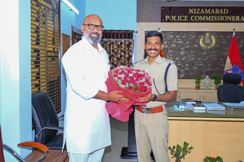 MP Arvind meets the Collector and CP