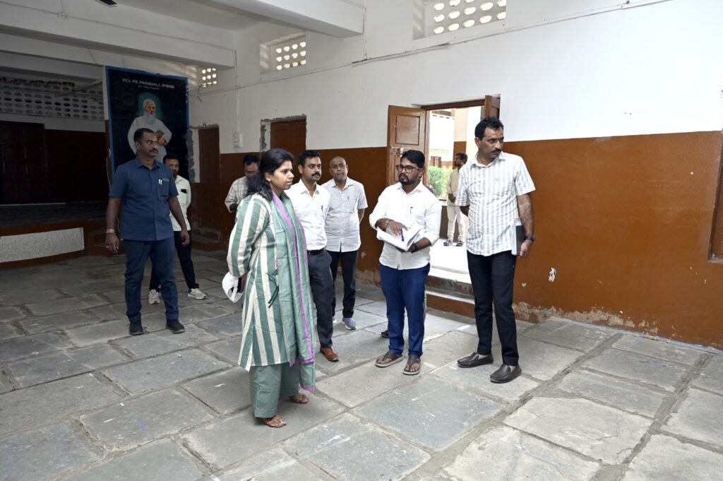 Collector inspects distribution center
