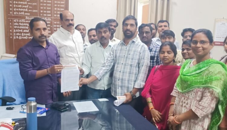 This is a request from the Panchayat operators to the District Panchayat Officer
