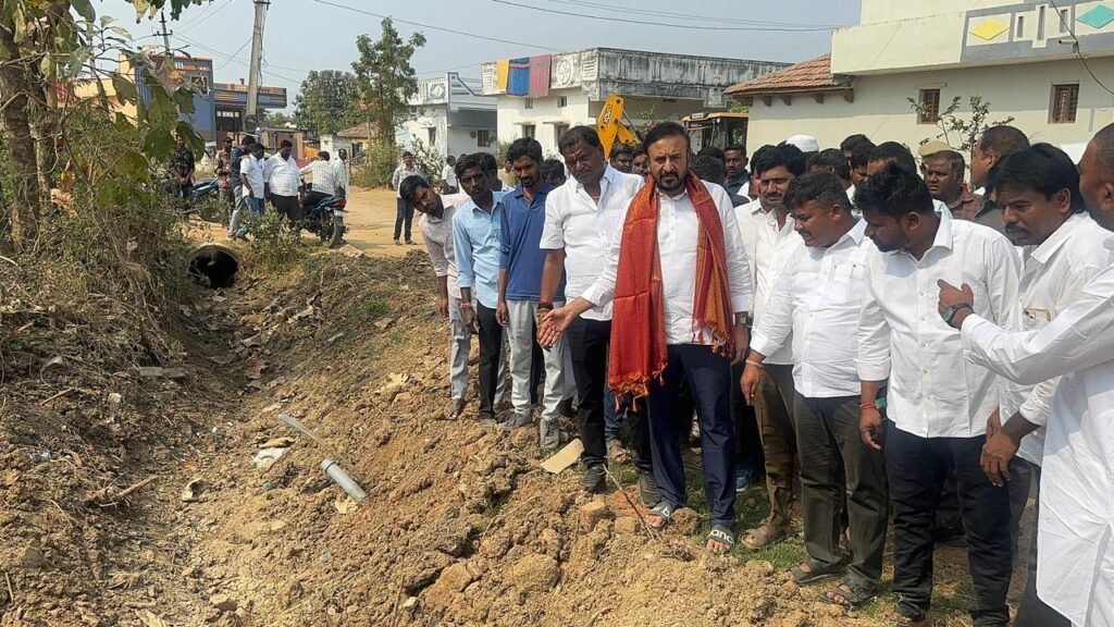 MLA Madan Mohan lays foundation stone for Rs 2 crore development works
