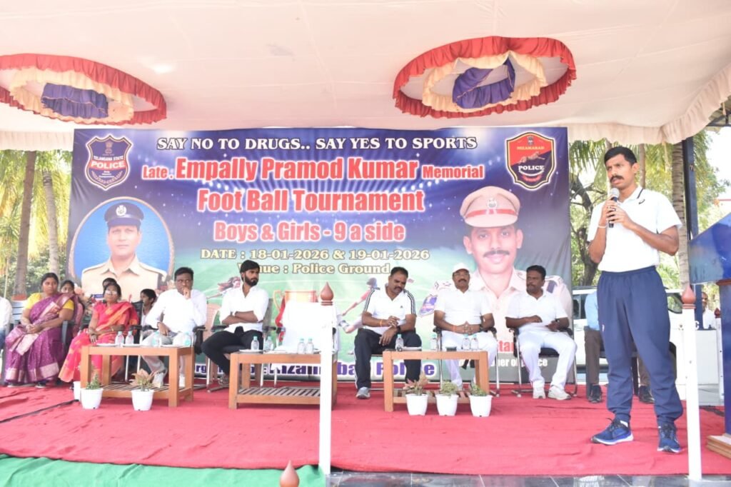 CP inaugurates Pramod Kumar Memorial Football Tournament