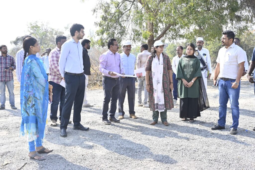 Collector inspects sites for integrated residential development