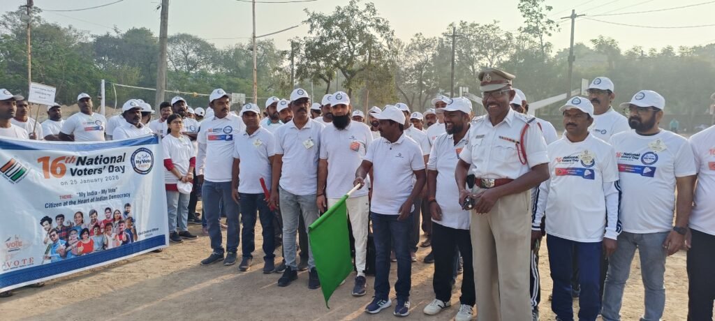 జాతీయ ఓటర్ దినోత్సవం సందర్భంగా ర్యాలీ