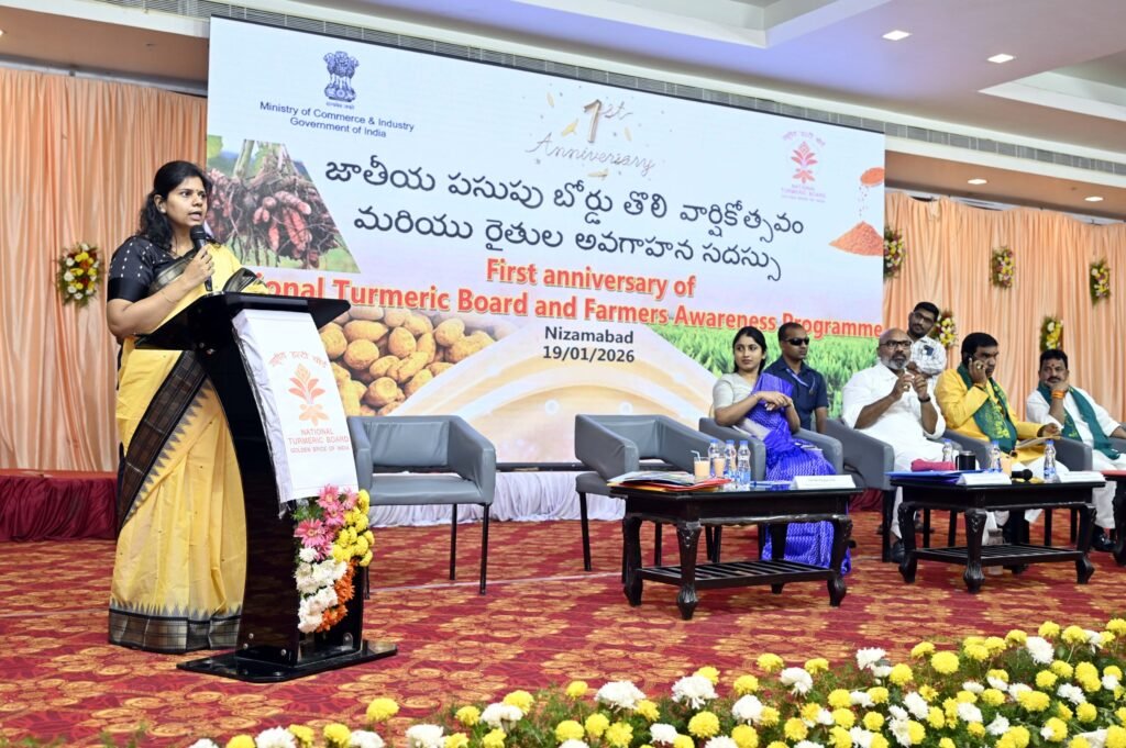 There is a national and international demand for organic turmeric crop.