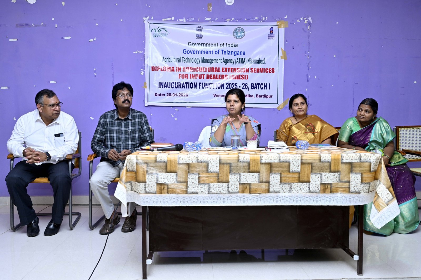 Learn the diploma course well and become a helper to farmers.