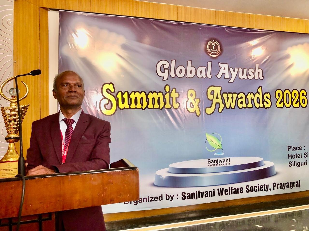 Gunjilla Master gets Ayush Ratna Award