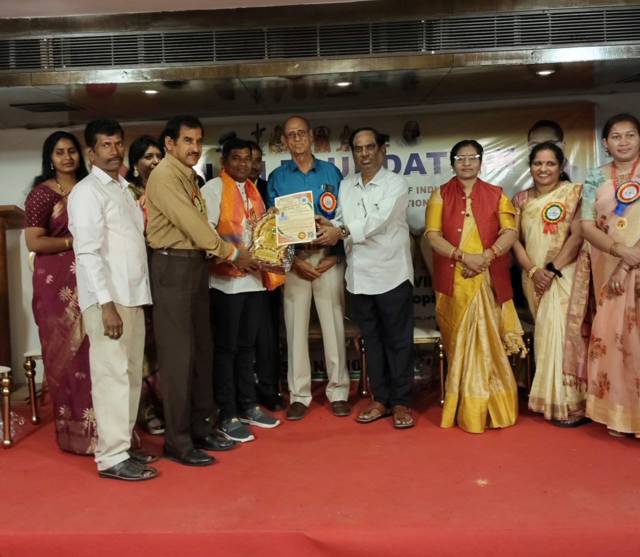 Dr. B.R. Ambedkar Seva Ratna National Award conferred on Shetpalli resident