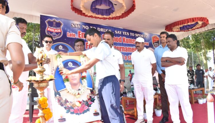 CP inaugurates Pramod Kumar Memorial Football Tournament