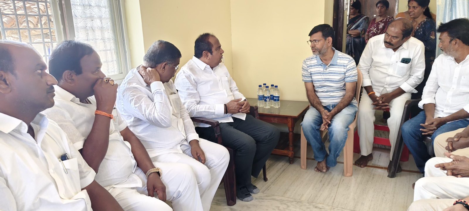 MLA Bhupathi Reddy visited the families