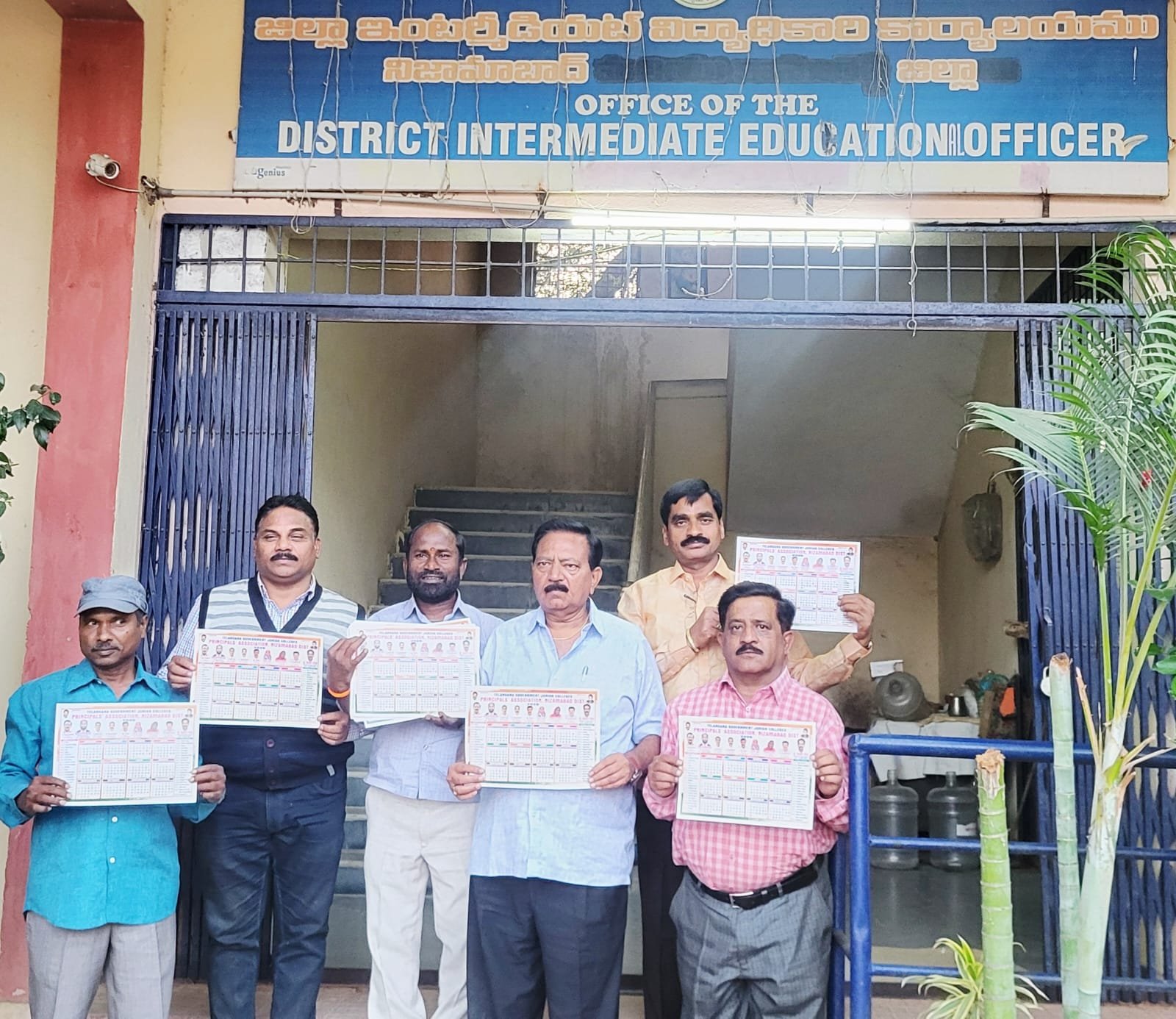 District Inter Education Officer unveils Principal's Union calendar