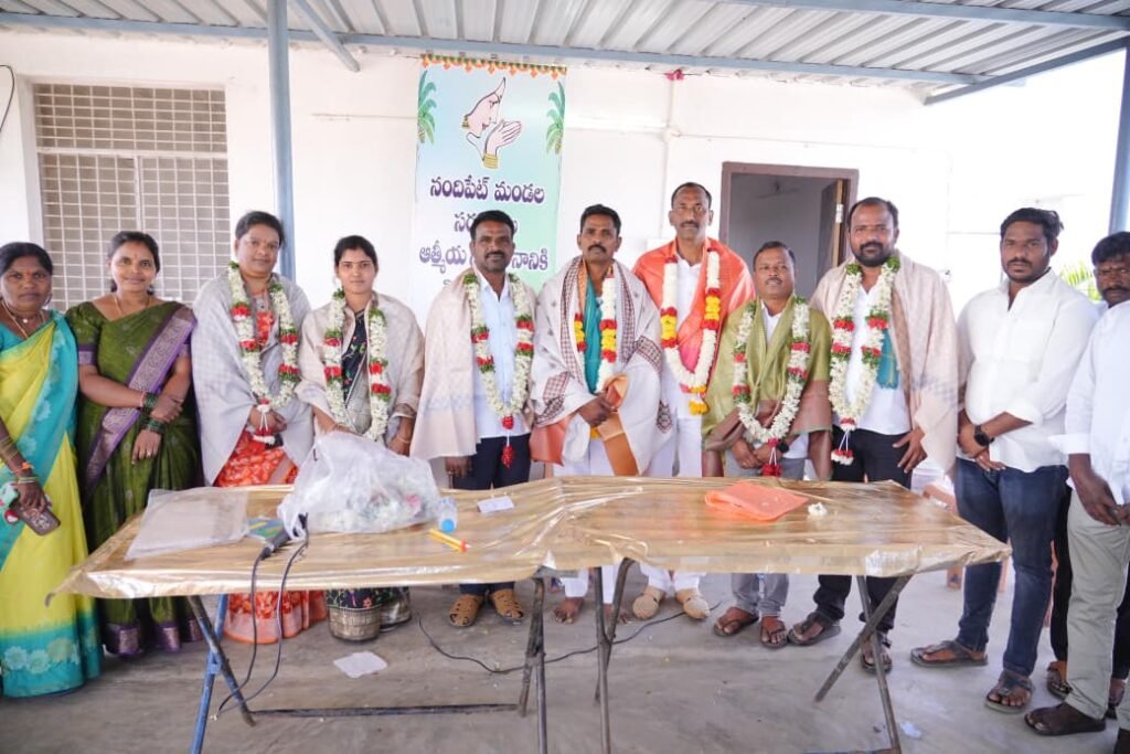 నందిపేట్ మండల సర్పంచ్ ల ఫోరం అధ్యక్షుడు గా సిలిండర్ లింగం