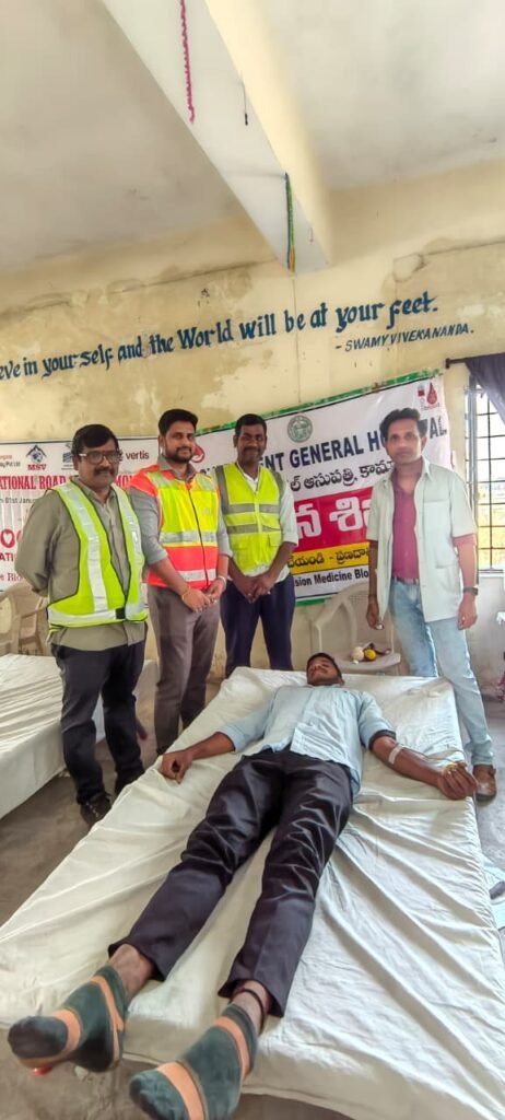 Mega blood donation camp
