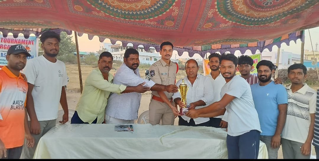 Cricket tournament organized by Reddy's Association in Ergatla