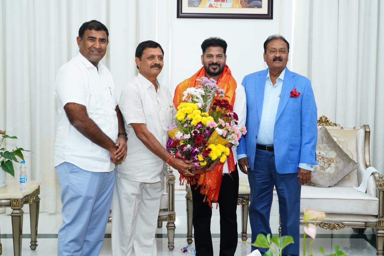 DCC President Nagesh Reddy meets CM Revanth Reddy