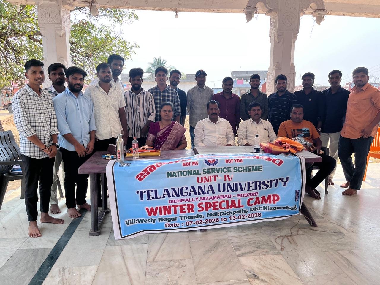 A special winter camp for students to create awareness